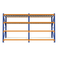 4 Tier Heavy Duty Garage Shelving 3920W x 2000H x 600D  Steelmates