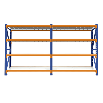 4 Tier Heavy Duty Garage Shelving 3920W x 2000H x 600D  Steelmates