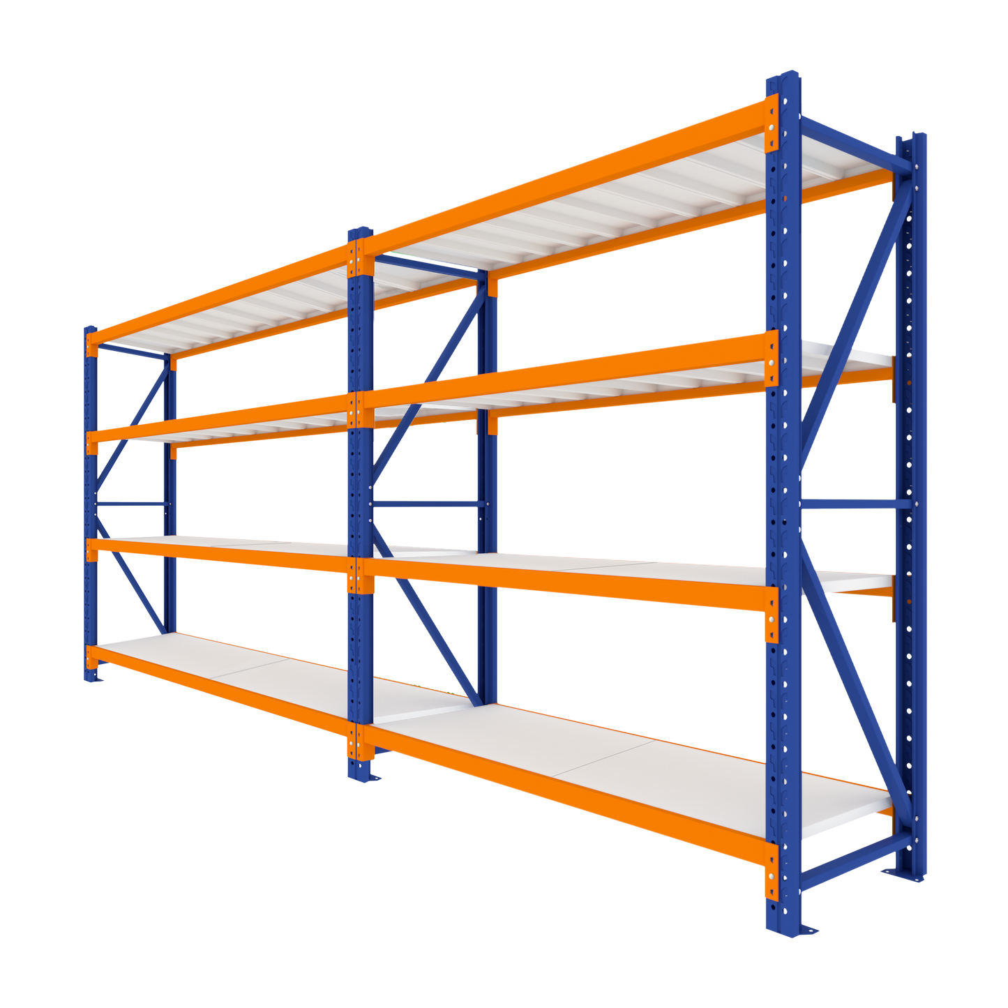 4 Tier Heavy Duty Garage Shelving 3920W x 2000H x 600D  Steelmates