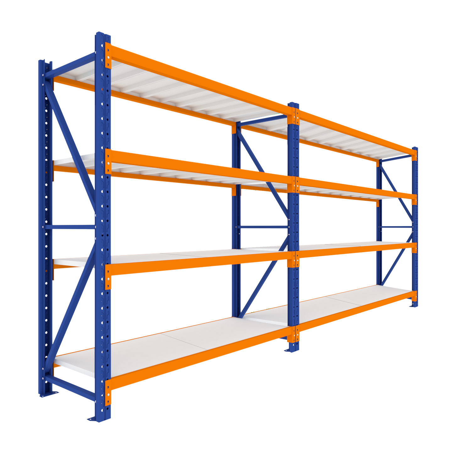 4 Tier Heavy Duty Garage Shelving 3920W x 2000H x 600D  Steelmates