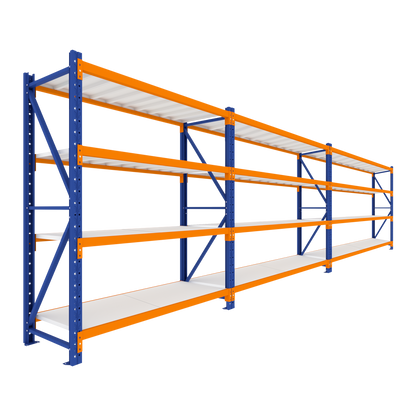 4 Tier Heavy Duty Garage Shelving 5840W x 2000H x 600D  Steelmates