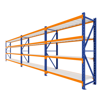 4 Tier Heavy Duty Garage Shelving 5840W x 2000H x 600D  Steelmates