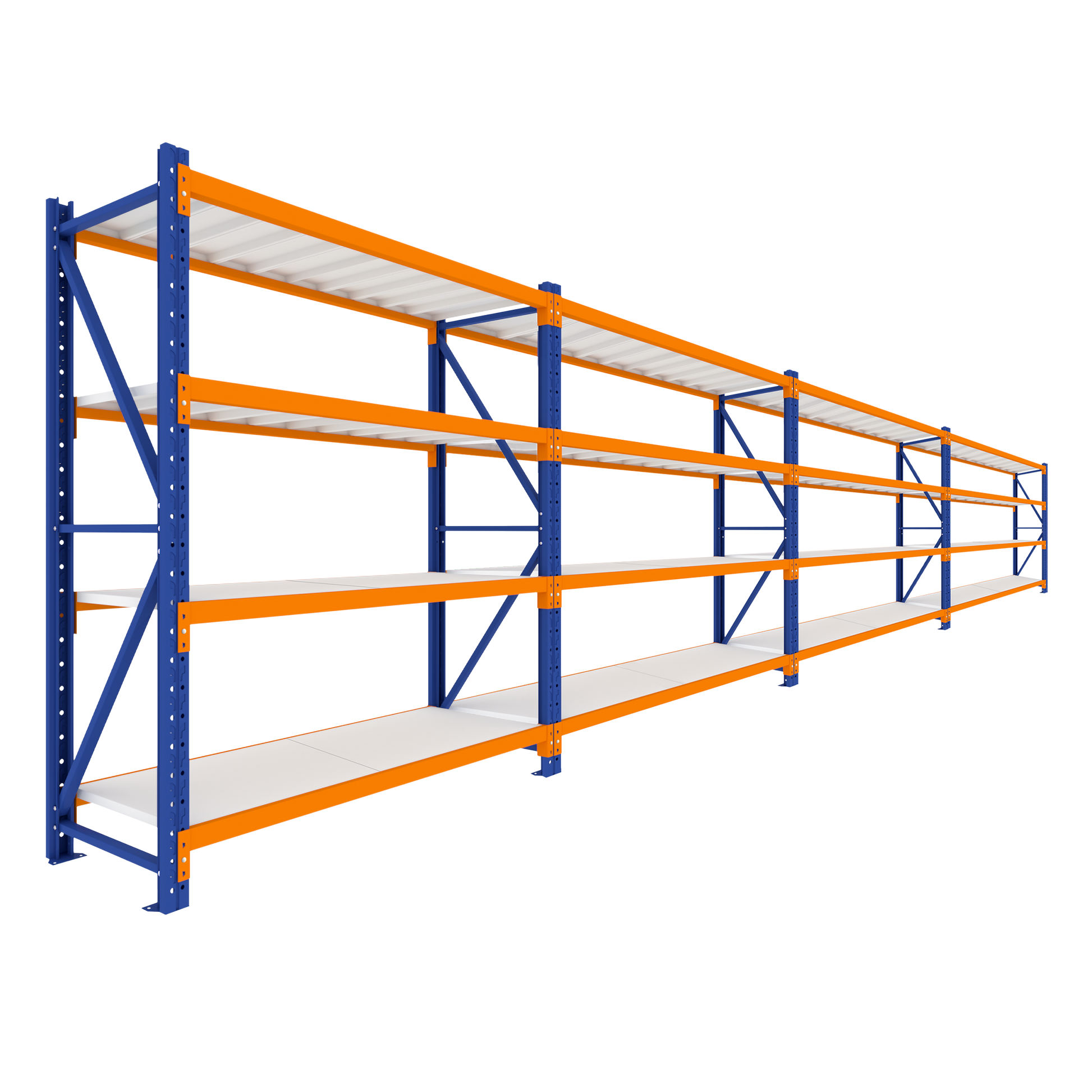 4 Tier Heavy Duty Garage Shelving 7760W x 2000H x 600D  Steelmates