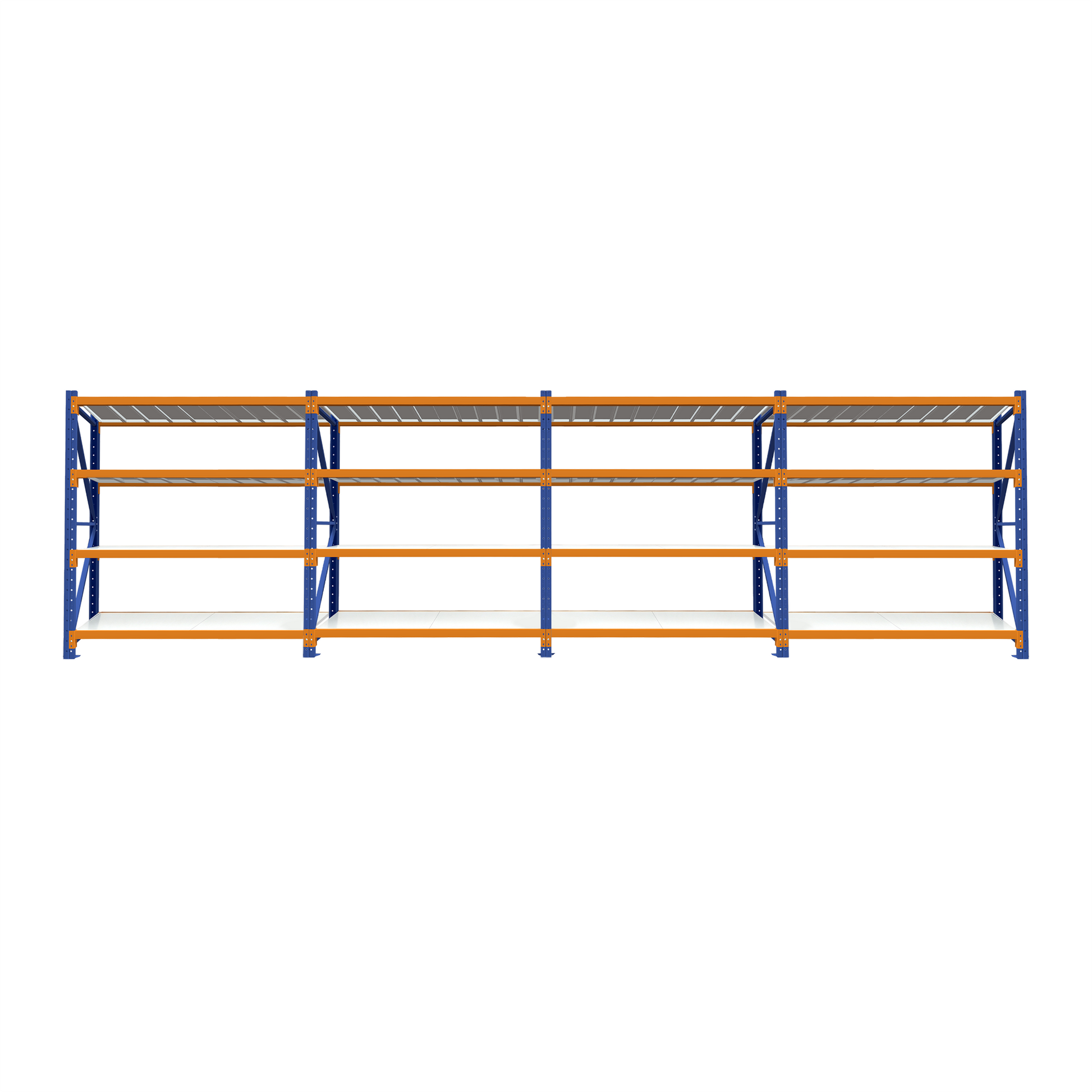 4 Tier Heavy Duty Garage Shelving 7760W x 2000H x 600D  Steelmates