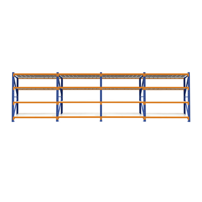 4 Tier Heavy Duty Garage Shelving 7760W x 2000H x 600D  Steelmates