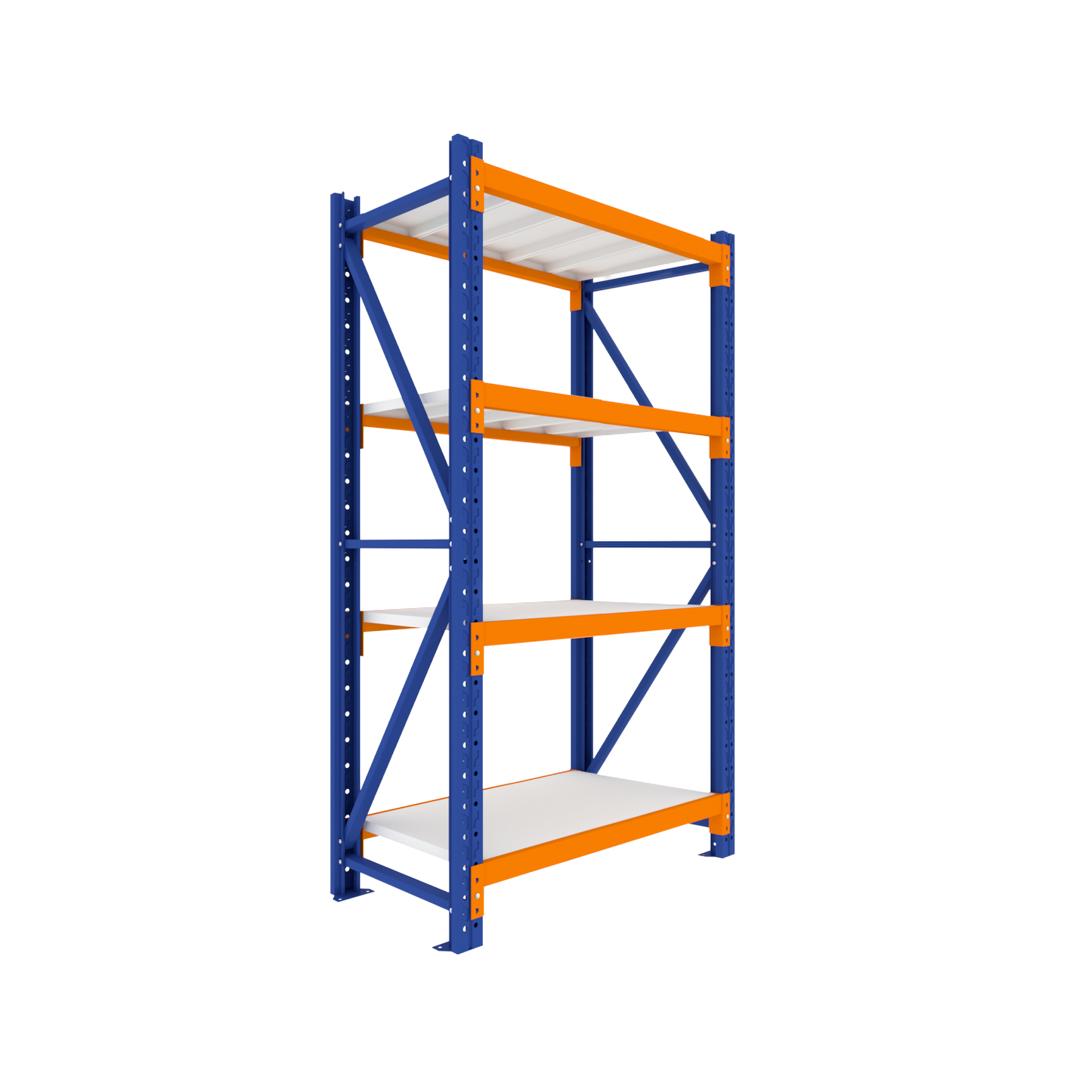 4 Tier Heavy Duty Garage Shelving 1080L x 2000H x 600D  Steelmates