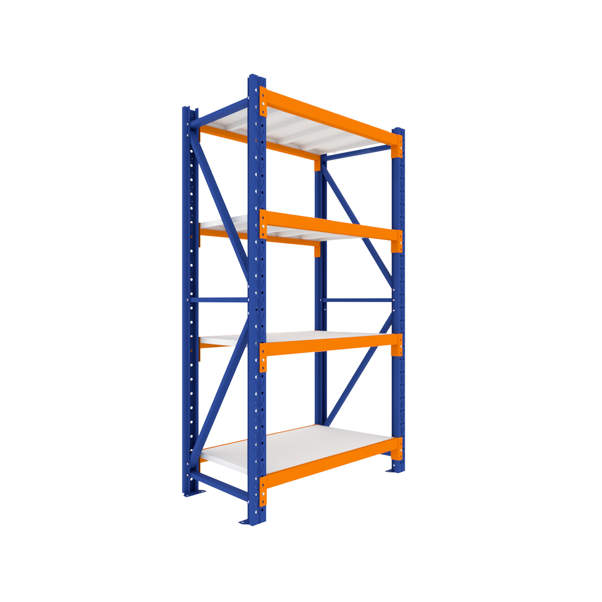 4 Tier Heavy Duty Garage Shelving 1080L x 2000H x 600D  Steelmates