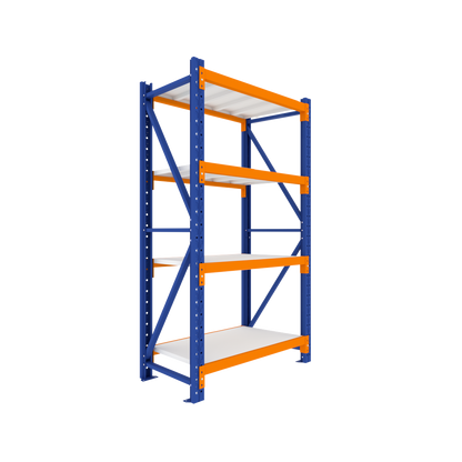 4 Tier Heavy Duty Garage Shelving 1080L x 2000H x 600D  Steelmates
