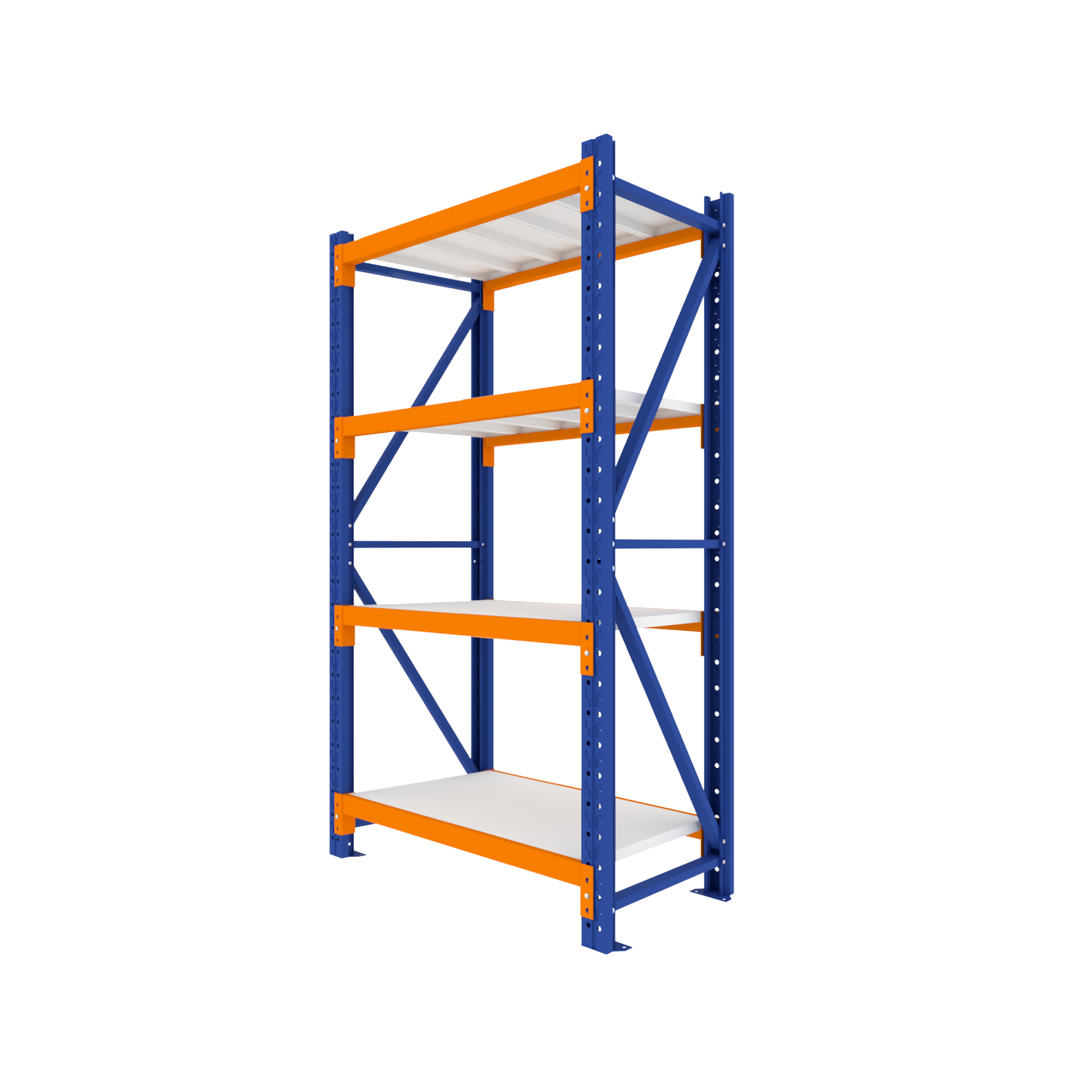 4 Tier Heavy Duty Garage Shelving 1080L x 2000H x 600D  Steelmates