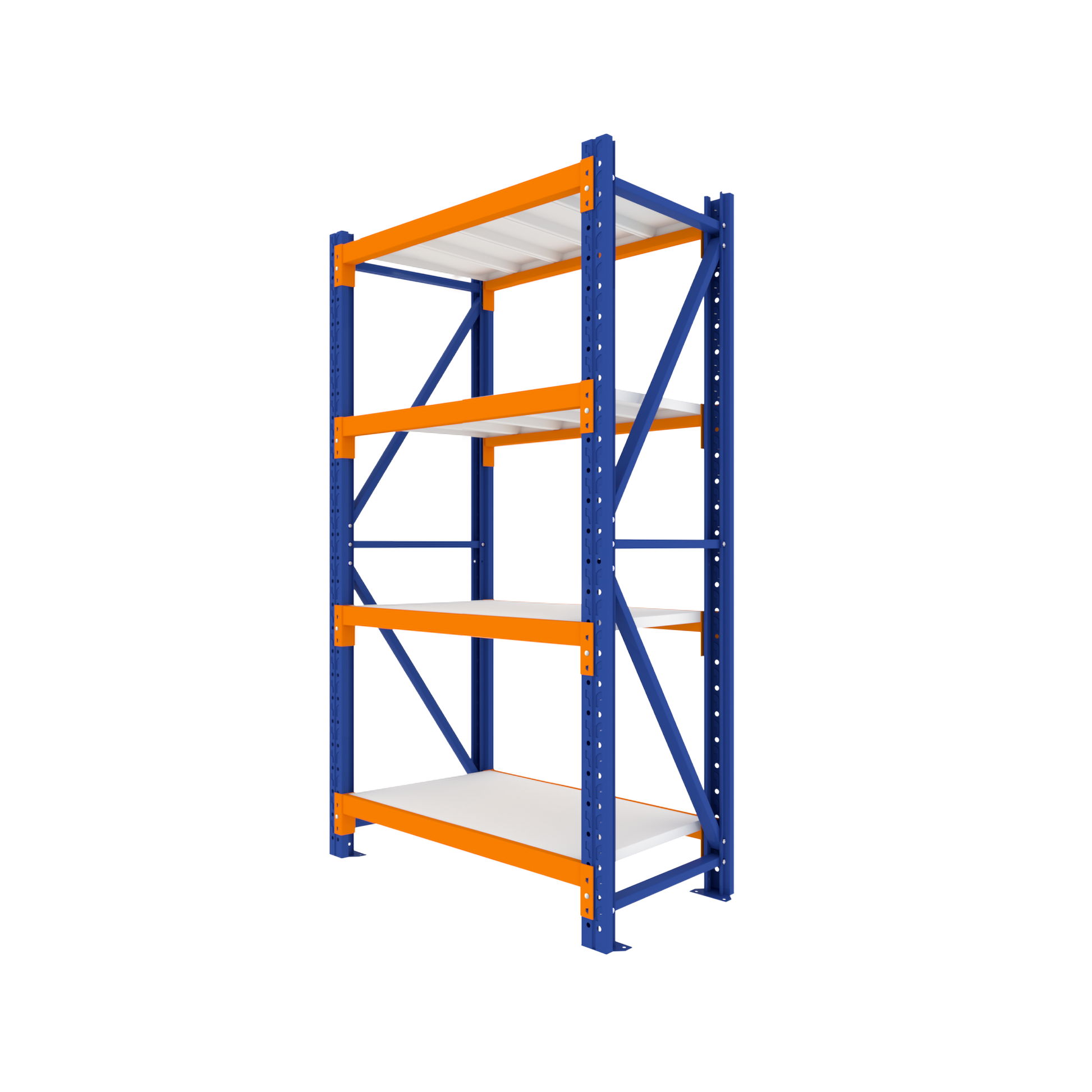 4 Tier Heavy Duty Garage Shelving 1080L x 2000H x 600D  Steelmates