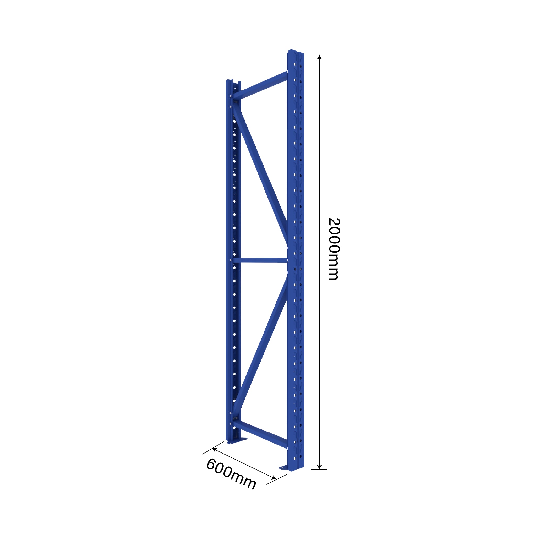 Heavy Duty Extra Upright 2.0m High  Steelmates