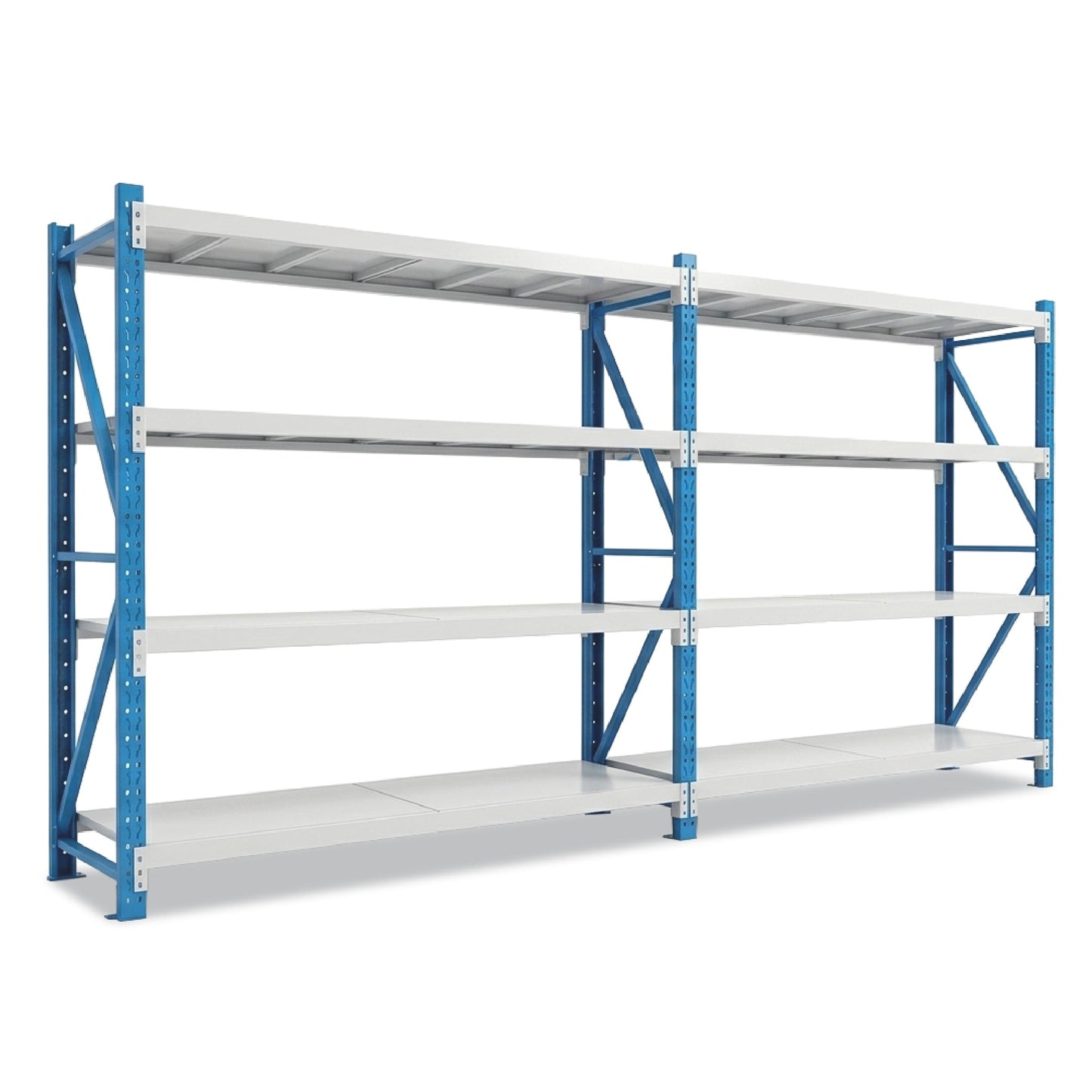 4 Tiers 3.88m x 2m x 0.5m Storage Shelving  Steelmates