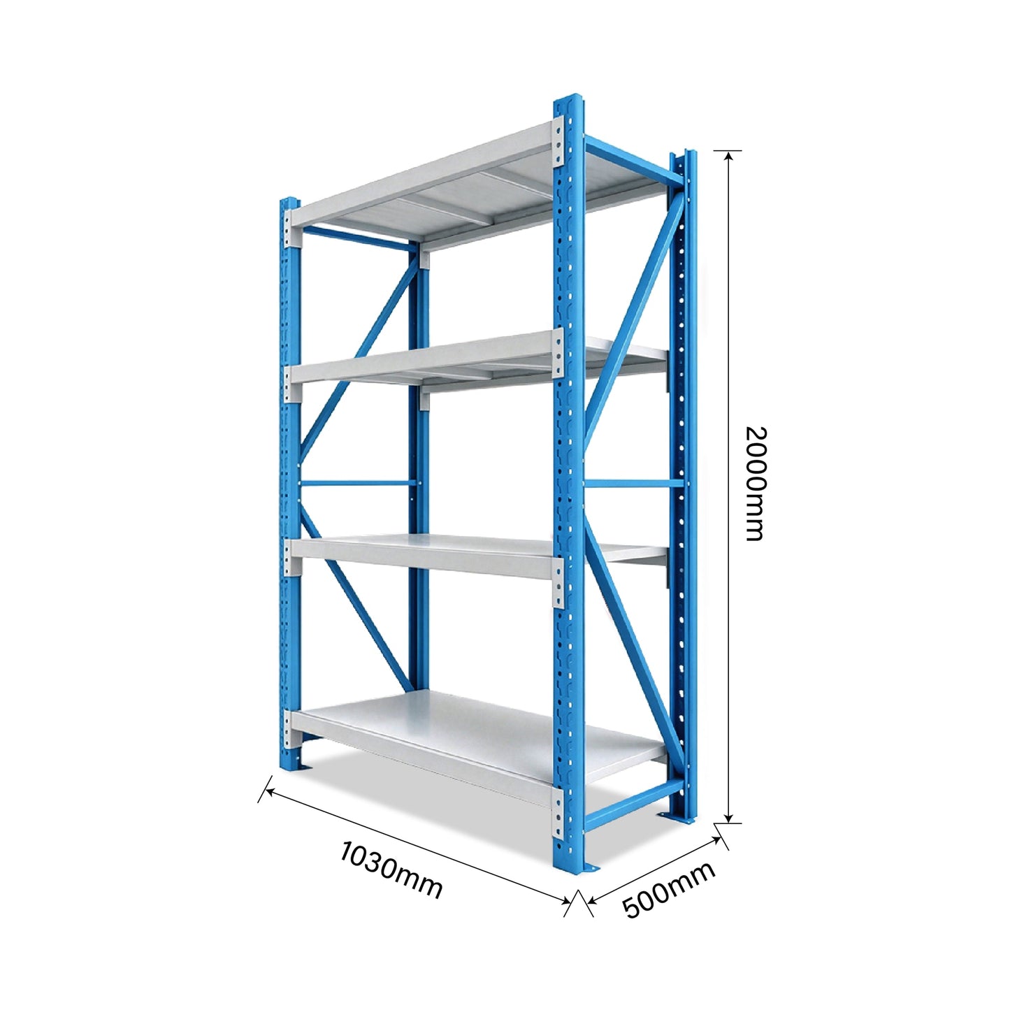 Single Bay Normal Duty 1m Long  Steelmates