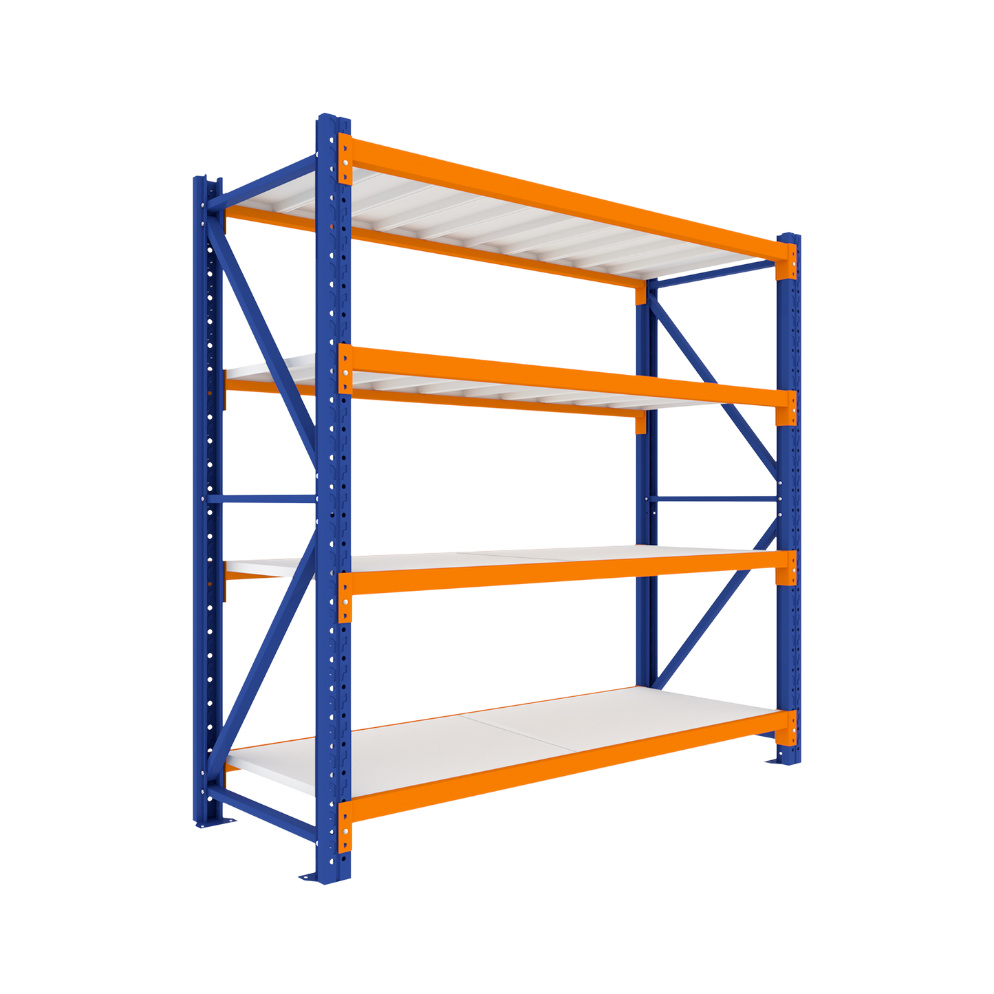 Extra Wide Single Bay Heavy Duty Shelving 2000 L x 2000 H x 900 D  Steelmates
