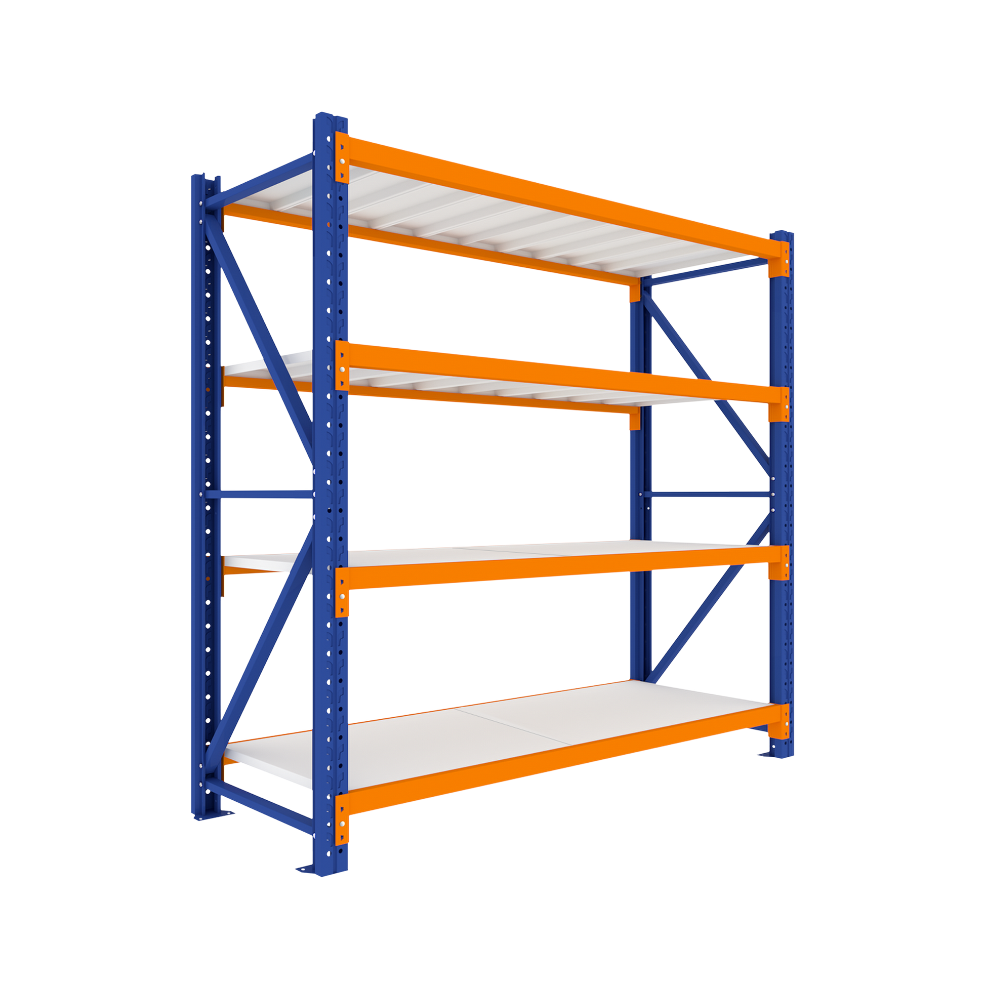 Extra Wide Single Bay Heavy Duty Shelving 2000 L x 2000 H x 900 D  Steelmates