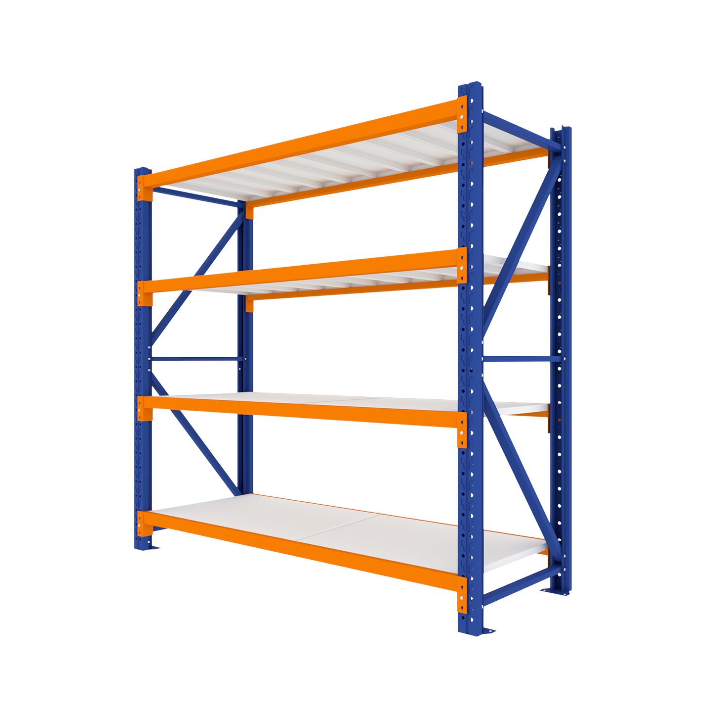 Extra Wide Single Bay Heavy Duty Shelving 2000 L x 2000 H x 900 D  Steelmates