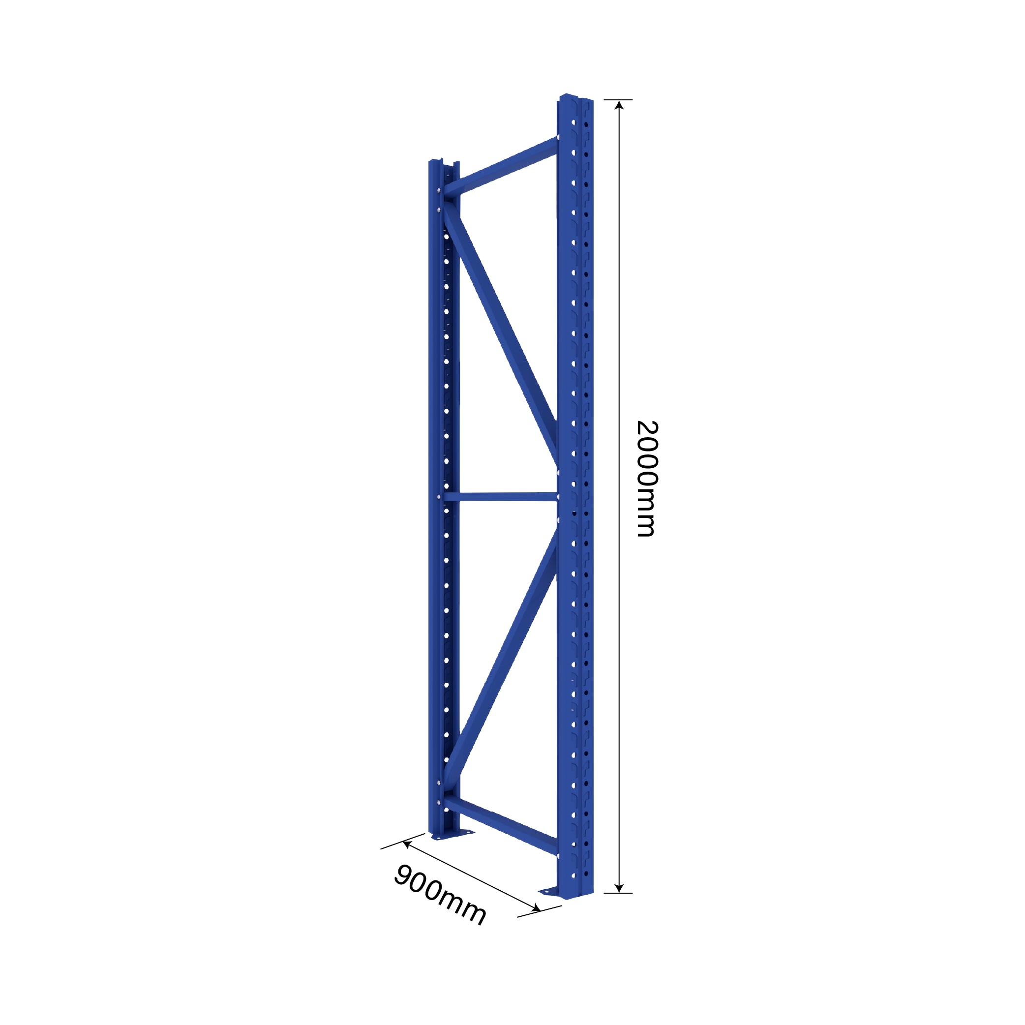 Heavy Duty Extra Upright 2000H x 900D  Steelmates