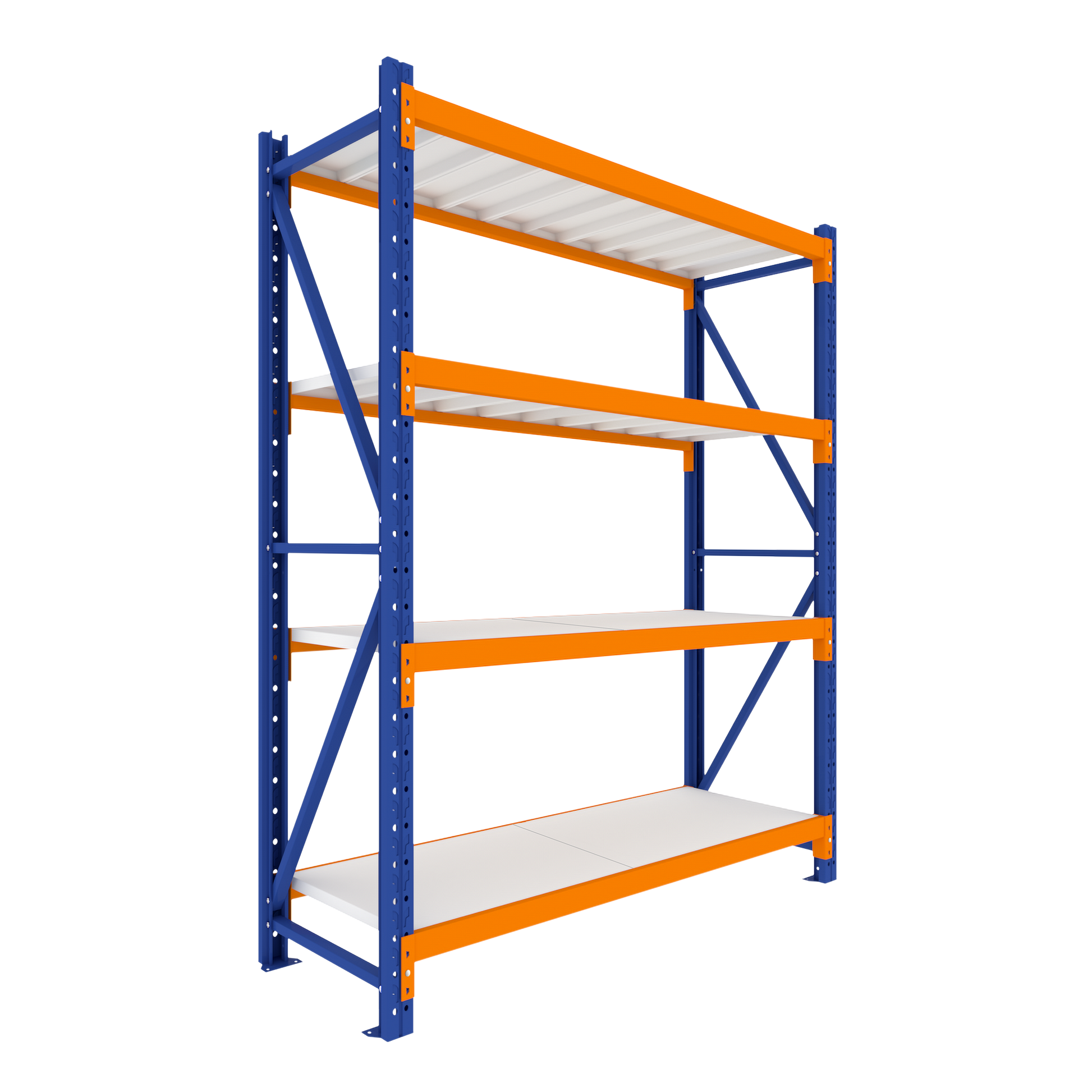 2.5M Tall Single Bay Heavy Duty Shelving 2000L X 2500H X 600D  Steelmates