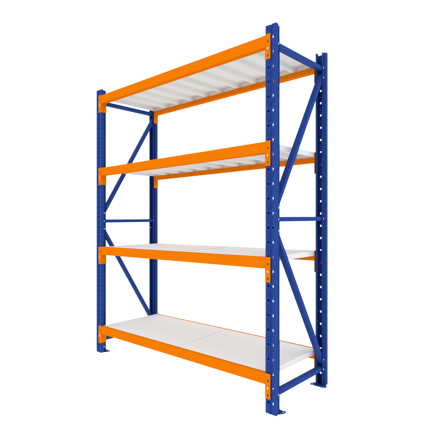 2.5M Tall Single Bay Heavy Duty Shelving 2000L X 2500H X 600D  Steelmates