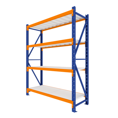 2.5M Tall Single Bay Heavy Duty Shelving 2000L X 2500H X 600D  Steelmates