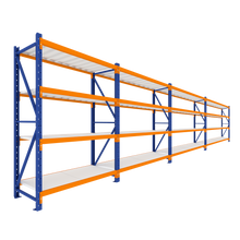 2.5M Tall Four Bay Heavy Duty Shelving 7760L X 2500H X 600D  Steelmates