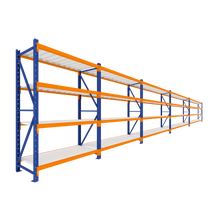 2.5M Five Bay Heavy Duty Shelving 9680 L X 2500H X 600D  Steelmates