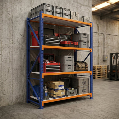 3.0M Tall Single Bay Heavy Duty Shelving 2000L X 3000H X 600D  Steelmates