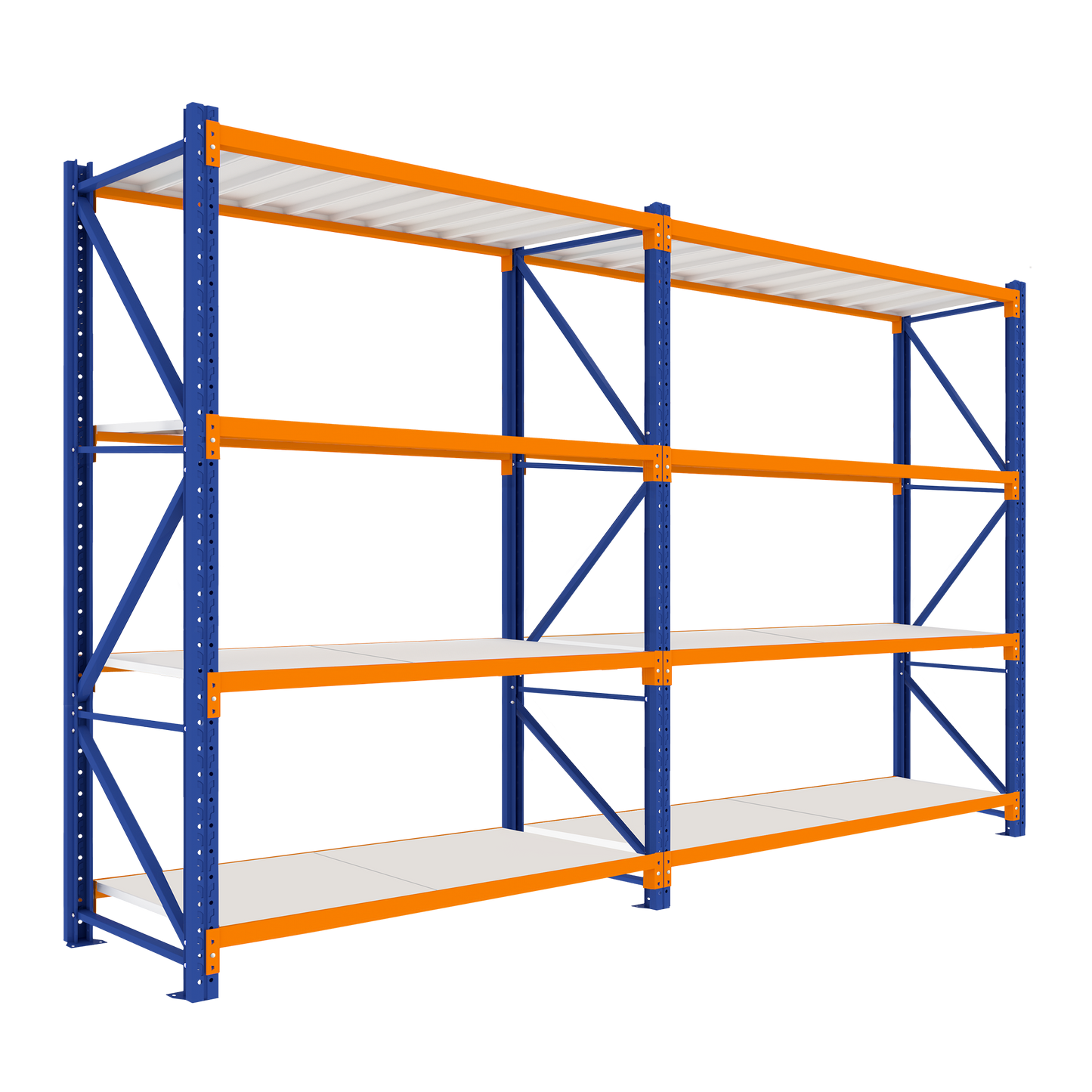 3.0M Tall Double Bay heavy duty shelving 3920L X 3000H X 600D  Steelmates