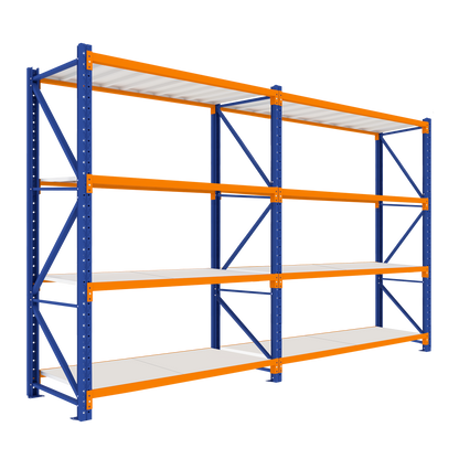 3.0M Tall Double Bay heavy duty shelving 3920L X 3000H X 600D  Steelmates