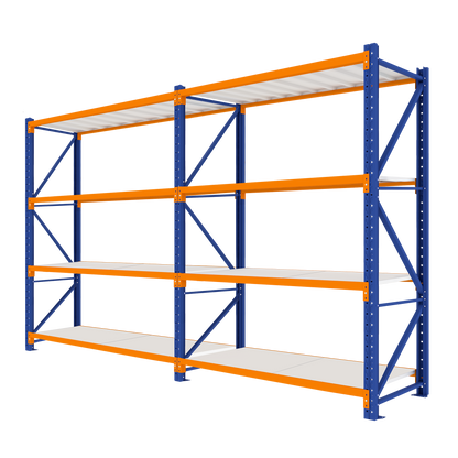 3.0M Tall Double Bay heavy duty shelving 3920L X 3000H X 600D  Steelmates