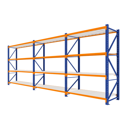 3.0M Tall Triple Bay heavy duty shelving 5840L X 3000H X 600D  Steelmates