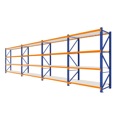 3.0M Tall Four Bay Heavy Duty Shelving 7760L X 3000H X 600D  Steelmates