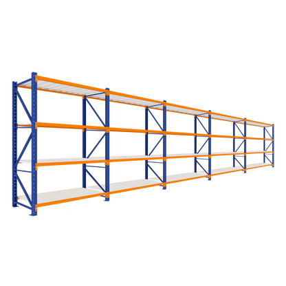 3.0M Tall Five Bay Heavy Duty Shelving 9680L X 3000H X 600D  Steelmates