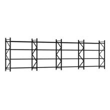 Four Bay Commercial Shelving 7475 L x 2000 H x 600 D