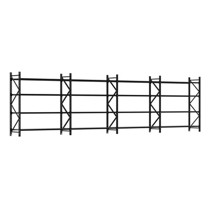 Four Bay Commercial Shelving 7475 L x 2000 H x 600 D