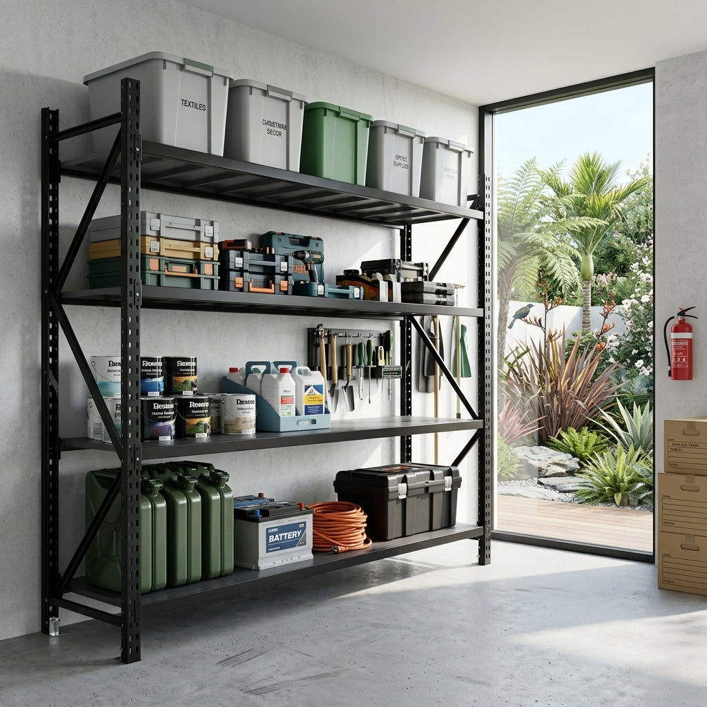 1.6M Tall Commercial Shelving 2510 Series  Steelmates