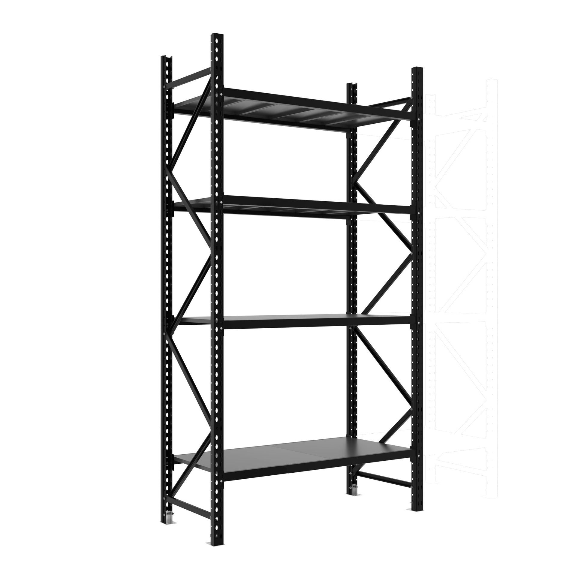 2.5M Tall Commercial Shelving 1310 Series  Steelmates