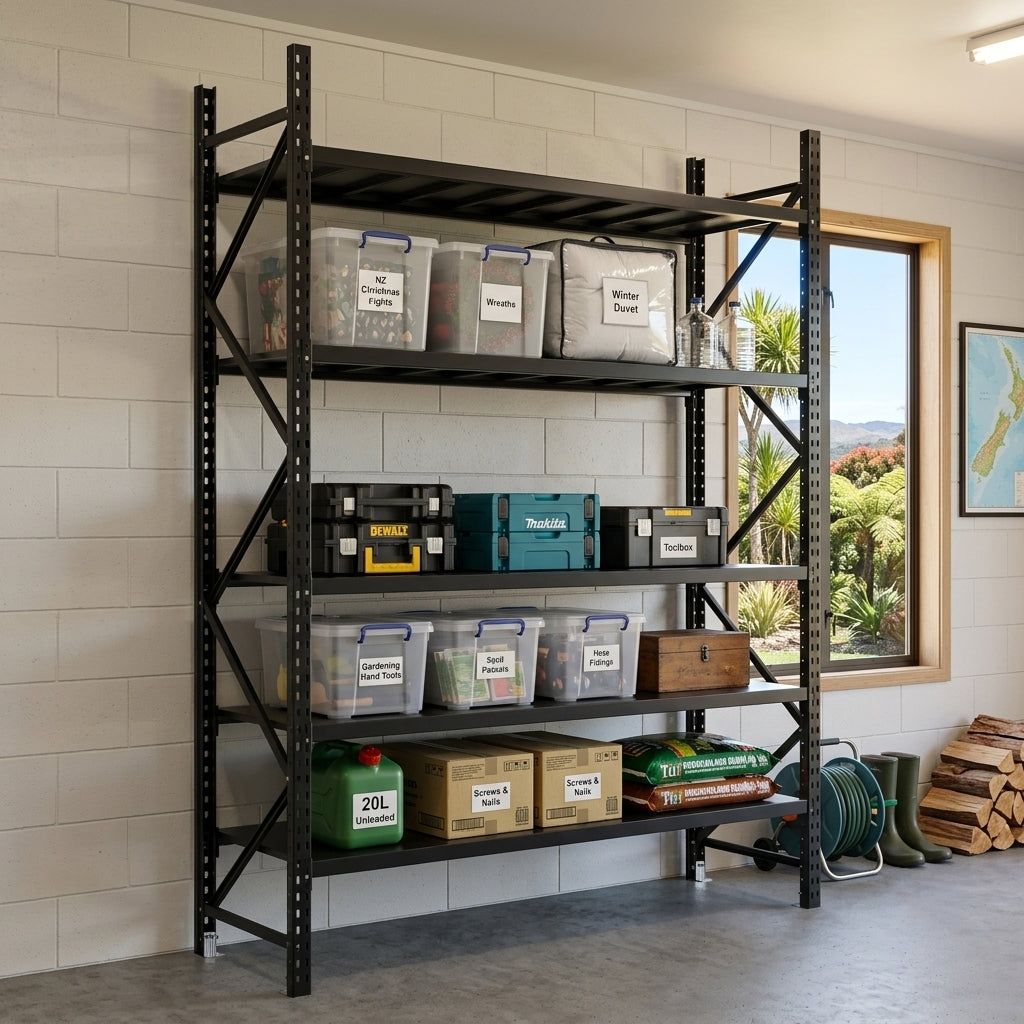2.5M Tall Commercial Shelving 1910 Series  Steelmates