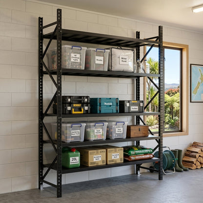 2.5M Tall Commercial Shelving 1910 Series  Steelmates