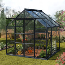 Glasshouse 4mm toughened glass 2570 x 1950 x 2320mm  Steelmates
