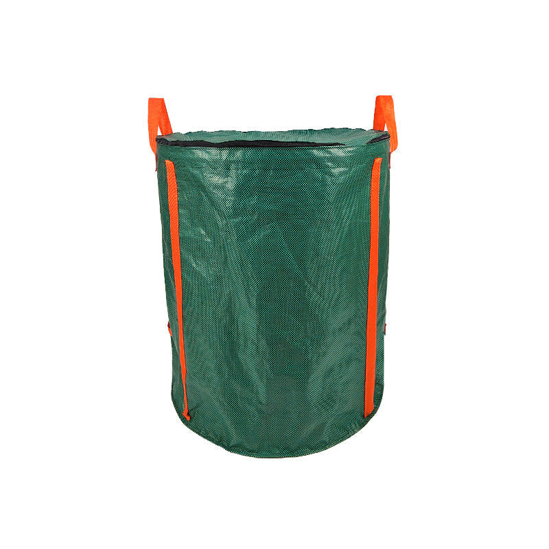 Large 120L Garden Waste Bag with Cover , Thickened Waterproof Leaf Collection Bag  Steelmates