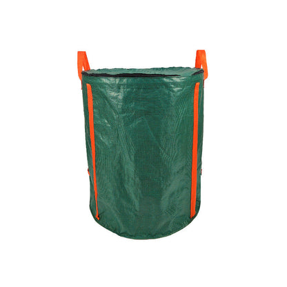 Large 120L Garden Waste Bag with Cover , Thickened Waterproof Leaf Collection Bag  Steelmates