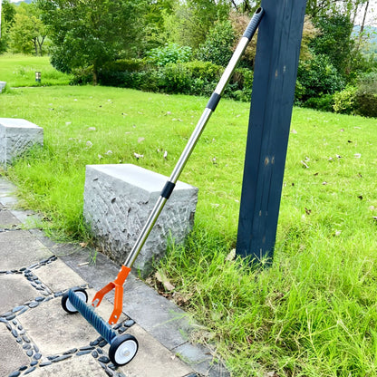 Rolling Lawn Dethatcher Rake with Wheels  Steelmates