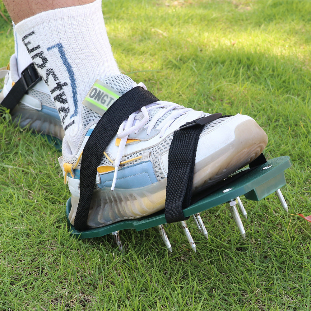 Lawn Aerator Spike Shoes for Soil and Grass Care  Steelmates