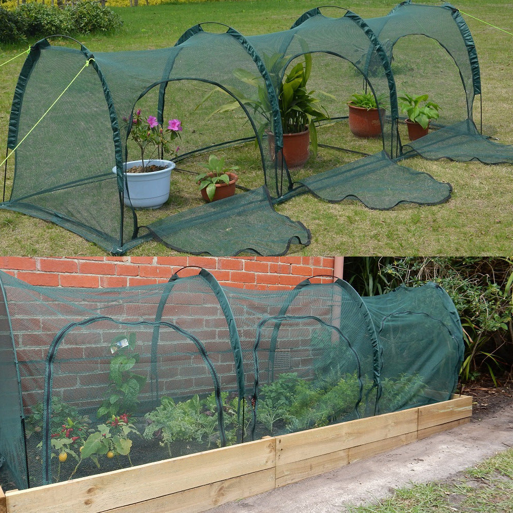 Portable Tunnel Bird Net Garden Plant Cover  Steelmates