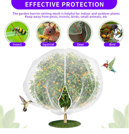 Plant & Fruit Tree Protective Net, Anti-Insect, Anti-Bird, Breathable Garden Mesh Bag  Steelmates