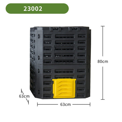 Modular Outdoor Compost Bin – Stackable Garden Composting Box for Organic Waste Recycling  Steelmates