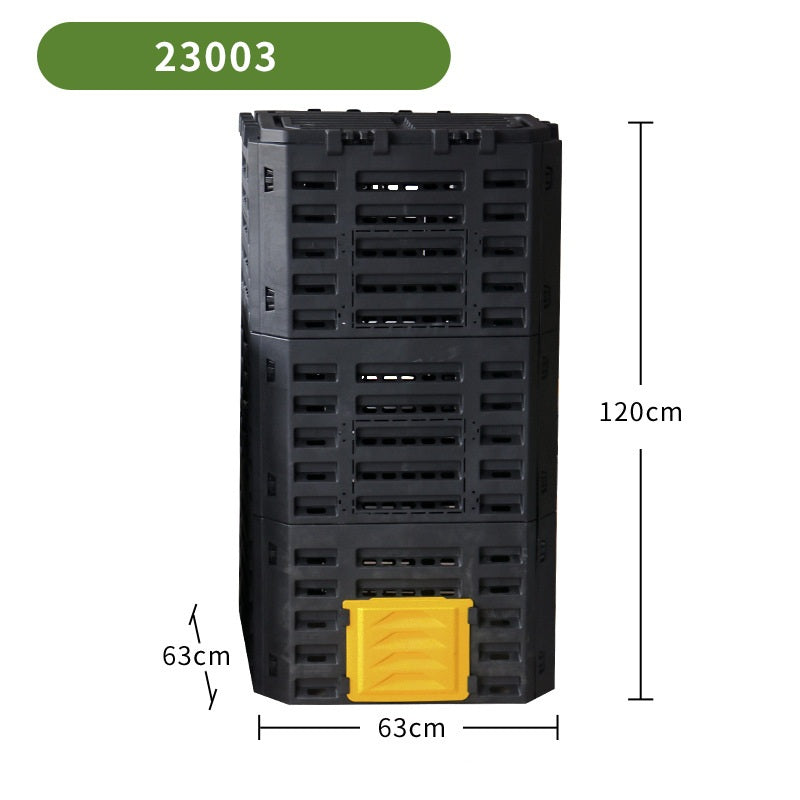 Modular Outdoor Compost Bin – Stackable Garden Composting Box for Organic Waste Recycling  Steelmates