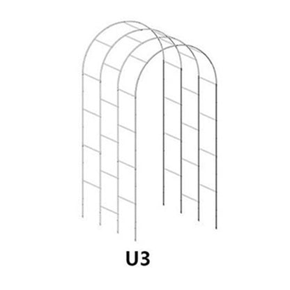 Heavy Duty Metal Garden Arch Trellis for Climbing Plants  Steelmates