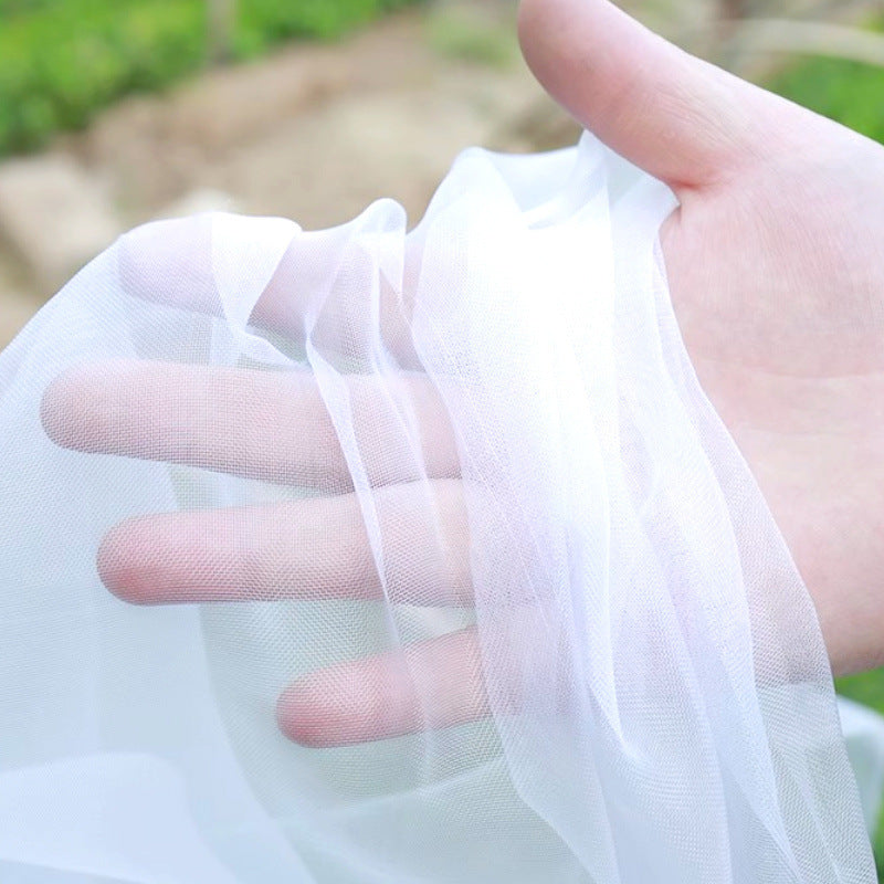 60 Mesh Garden Insect Netting, PE Vegetable Plant Protection Net, Lightweight Pest & Bird Control Mesh  Steelmates